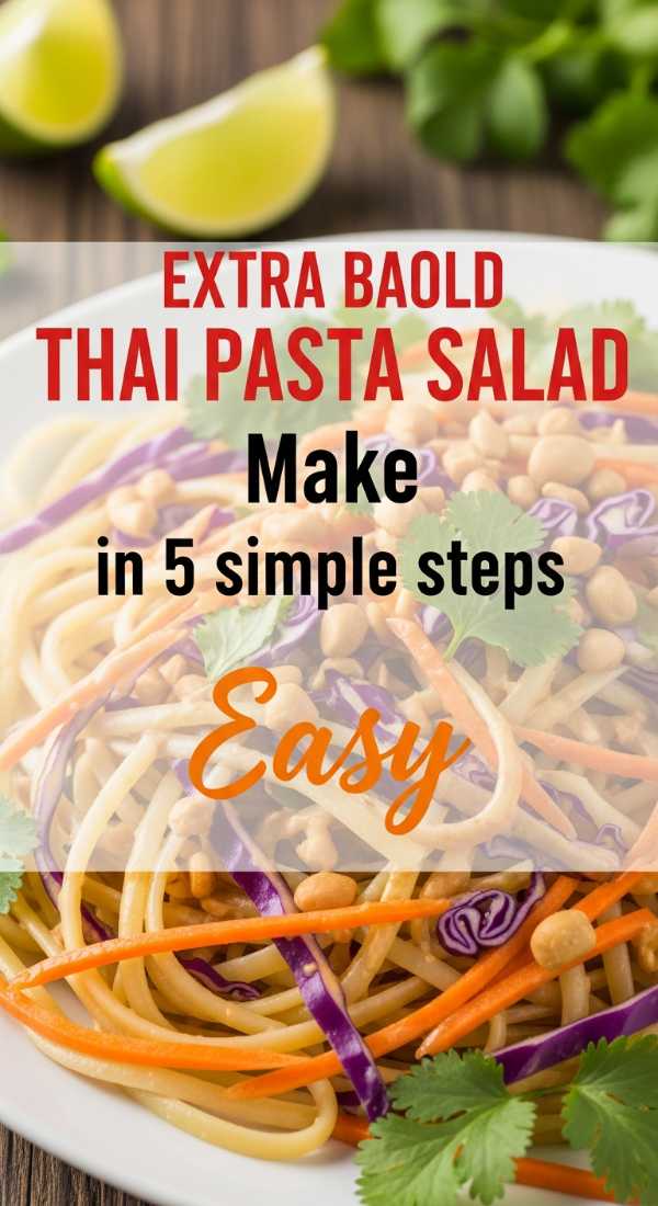 Make Thai Pasta Salad In 5 Simple Steps 6a149b0406d43