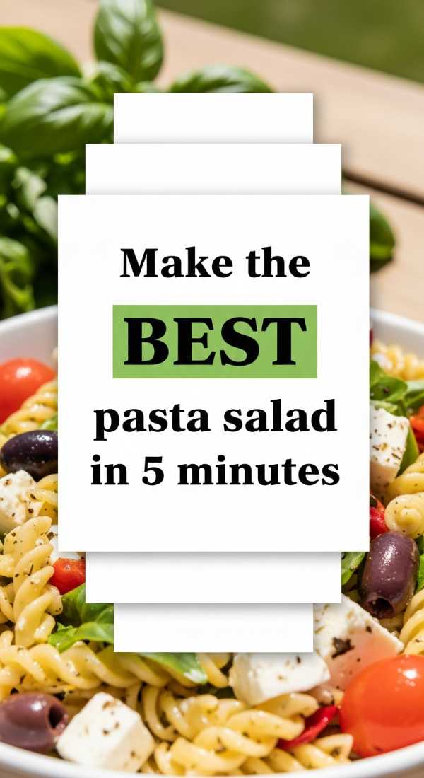 Make The Best Pasta Salad In 5 Minutes 6a06c92e451b1