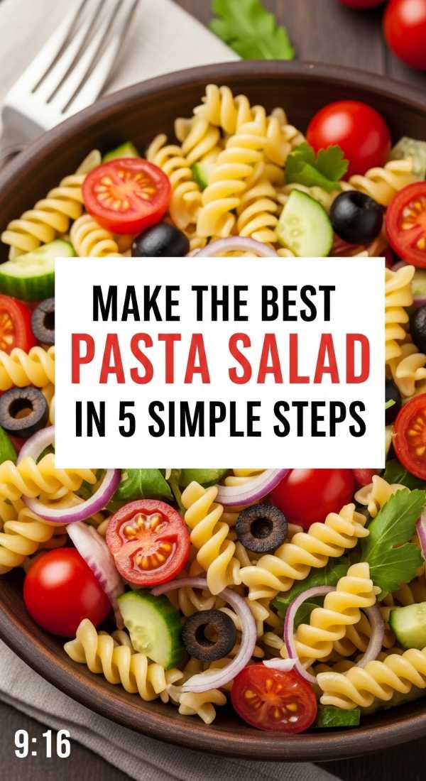 Make The Best Pasta Salad In 5 Simple Steps 6a06cdaf1ded9