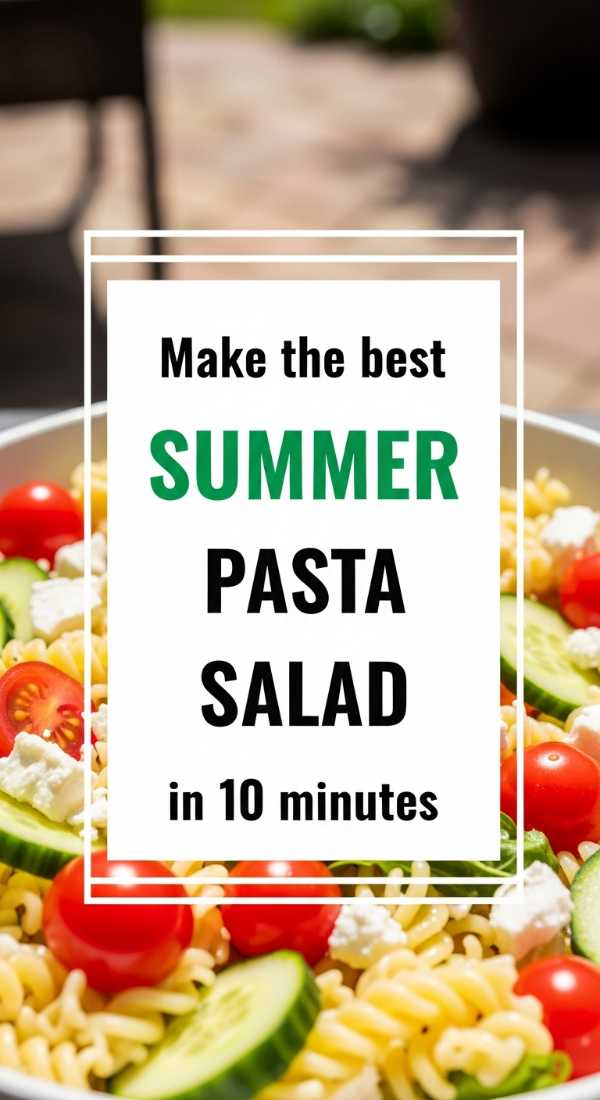 Make The Best Summer Pasta Salad In 10 Minutes 6a06cff87d841