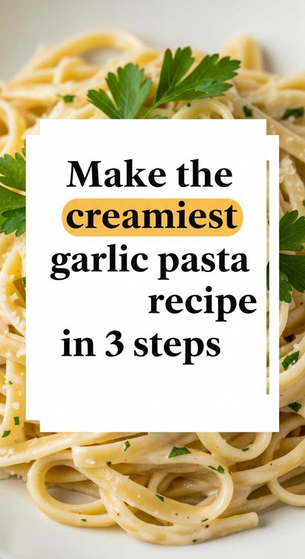 Make The Creamiest Garlic Pasta Recipe In 3 Steps 6a1098a5ded08