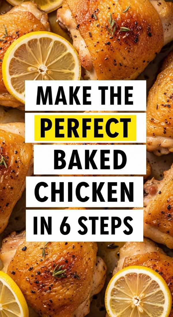 The Ultimate Guide to Gourmet Chicken Hacks That Will Impress Your Guests Make The Perfect Baked Chicken Thighs In 6 Steps 6a142977a969e