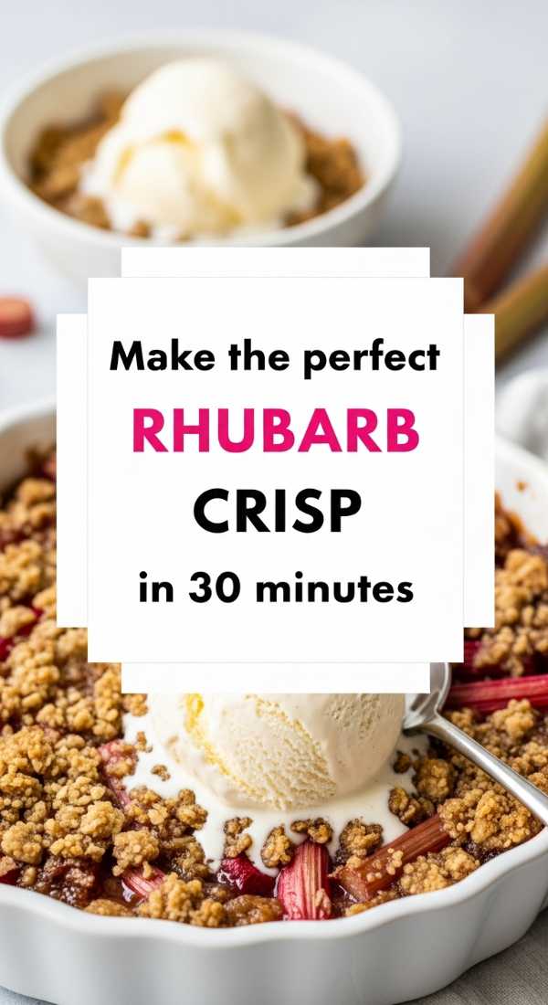 Make The Perfect Rhubarb Crisp In 30 Minutes 69fd8aa429890