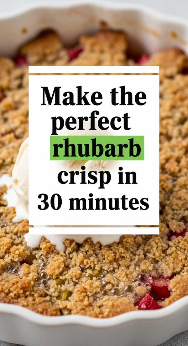 Make The Perfect Rhubarb Crisp In 30 Minutes 6a001aa176907