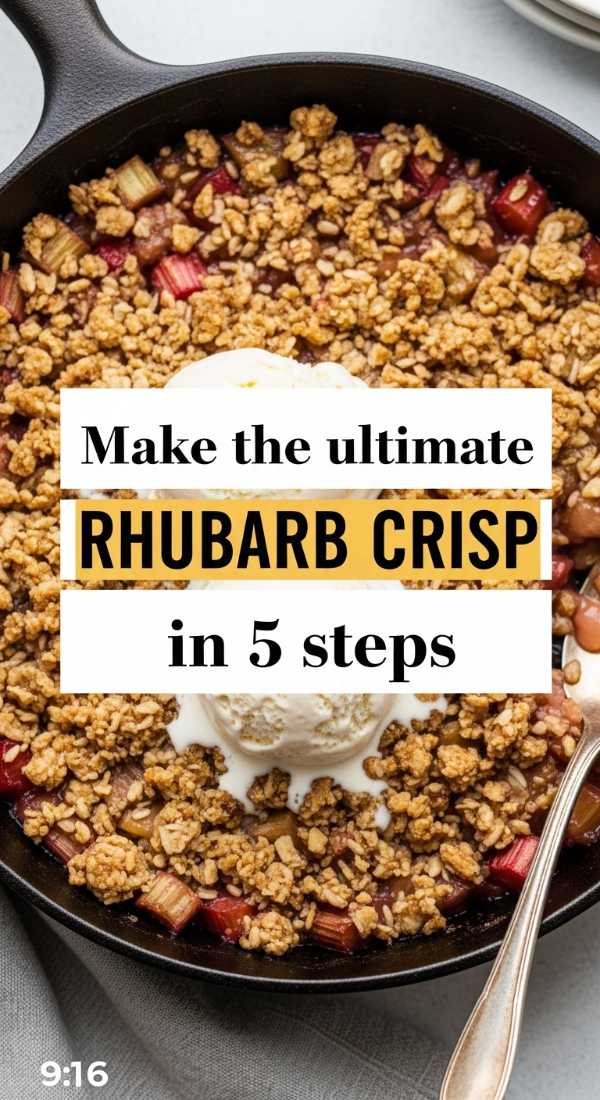 Make The Ultimate Rhubarb Crisp In 5 Steps 69fd8cbcc70fb