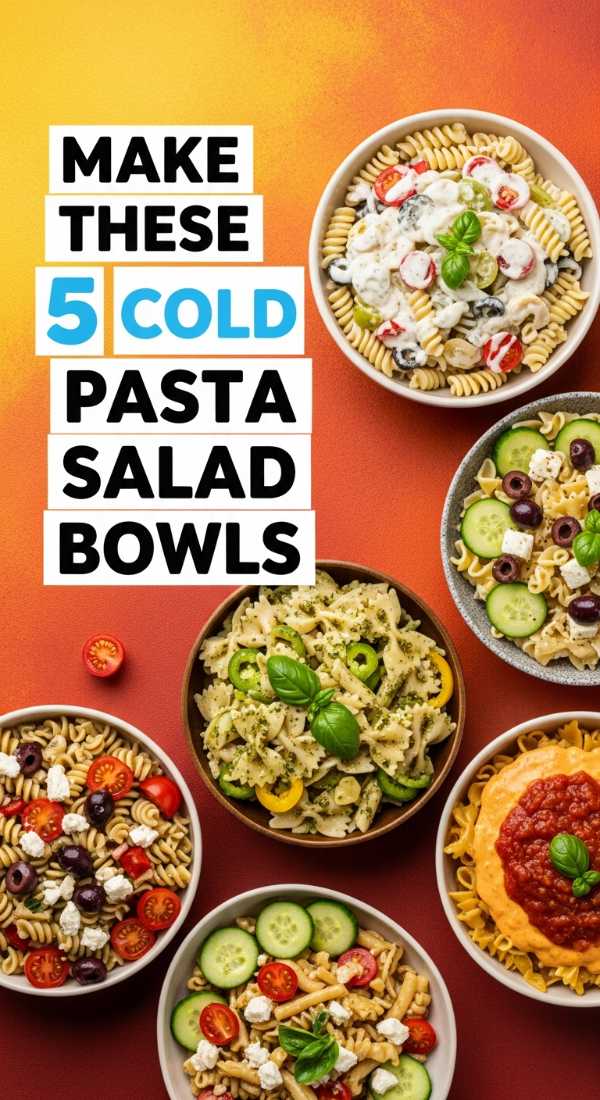 Make These 5 Cold Pasta Salad Bowls 6a1097a8678e8
