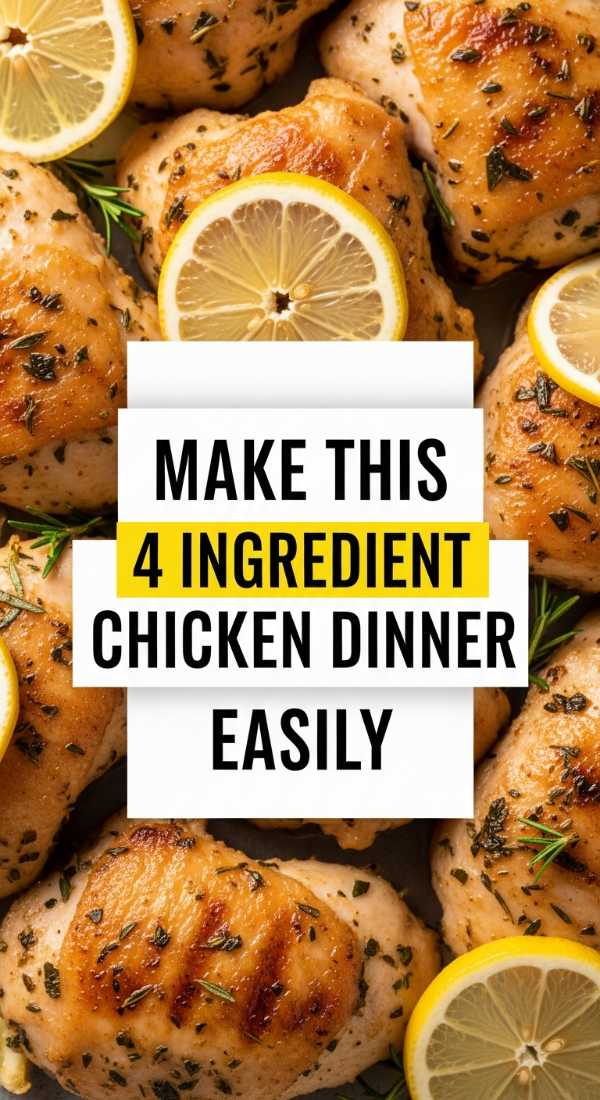Make This 4 Ingredient Chicken Dinner Easily 6a04238c60220