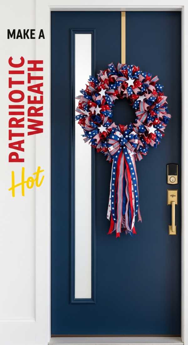 Make This Patriotic Wreath Diy In 10 Minutes 6a056f7922140
