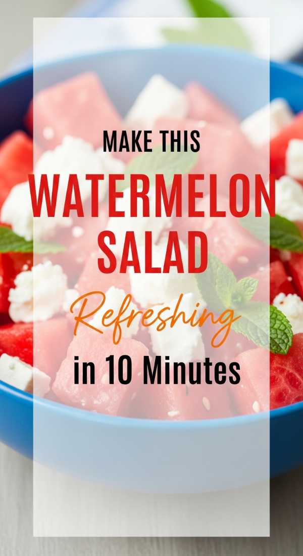 Make This Refreshing Watermelon Salad In 10 Minutes 69f5d53163105