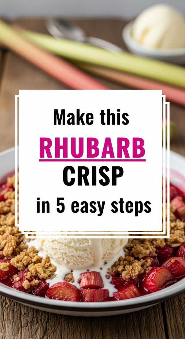 Make This Rhubarb Crisp In 5 Easy Steps 6a06fe8f917f0