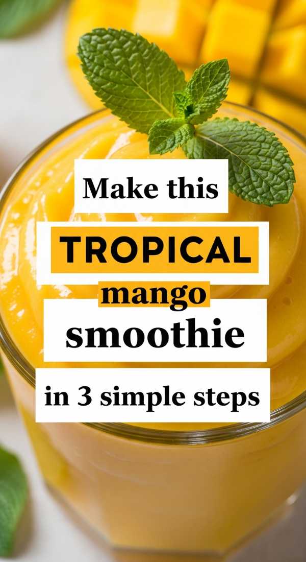 Make This Tropical Mango Smoothie In 3 Simple Steps 69f47c63bc761