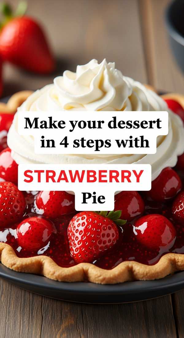 Make Your Dessert In 4 Steps With Shoneys Strawberry Pie 6a001810eec35