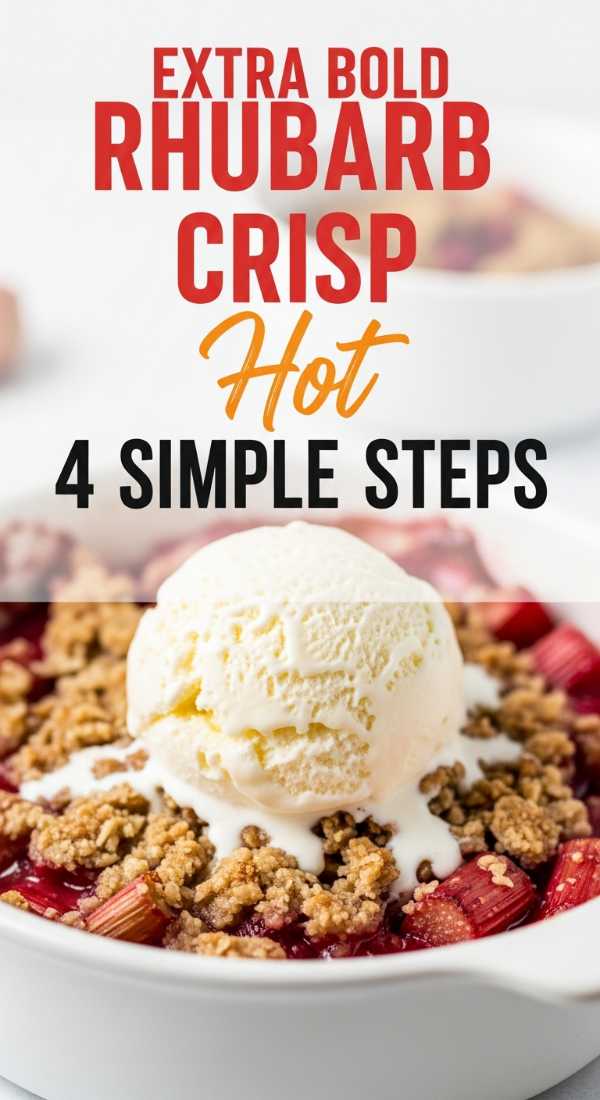 10 Irresistible Rhubarb & Strawberry Recipes for Your Spring Baking Make Your Rhubarb Crisp In 4 Simple Steps 6a0025118ebde