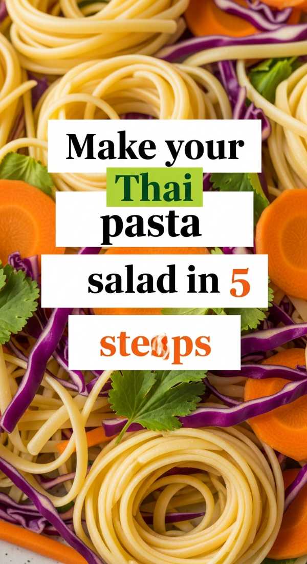 Make Your Thai Pasta Salad In 5 Easy Steps 6a04167d0e086