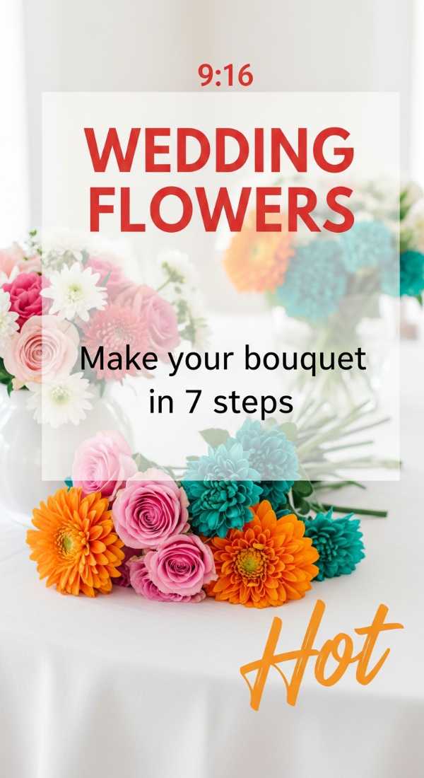 Make Your Wedding Flowers Bouquet In 7 Easy Steps 69fc2671c5863