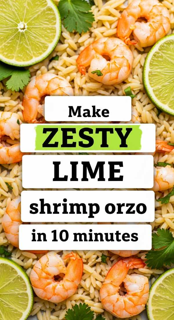 Make Zesty Lime Shrimp Orzo In 10 Minutes 69f47b418656f