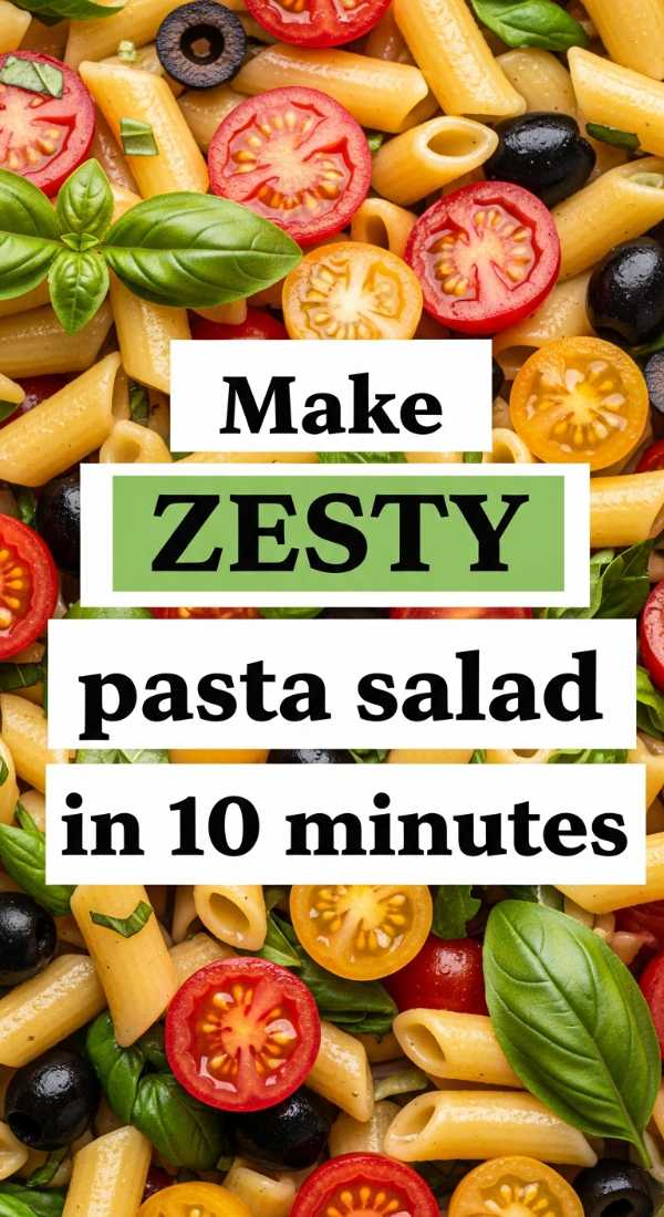 The Art of the Outdoor Feast: Gourmet Picnic Inspiration Make Zesty Pasta Salad In 10 Minutes 6a1429866afb1