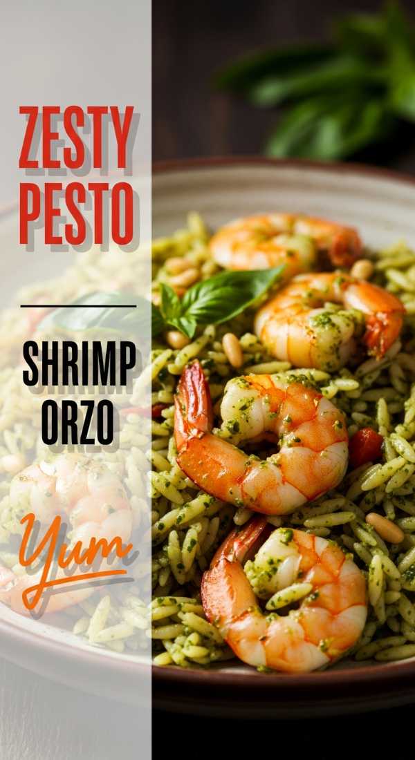 Make Zesty Pesto Shrimp Orzo In 12 Minutes 69fd78d57371f