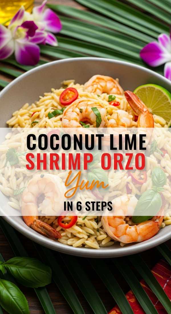 Master 1 Exotic Coconut Lime Shrimp Orzo In 6 Steps 69f5d4ab159e0