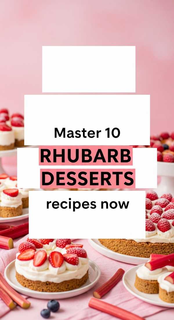Master 10 Rhubarb Desserts Recipes Now 69fd8aa059ce2
