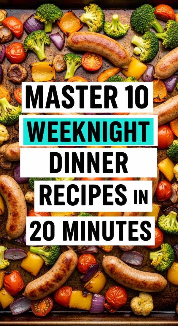 30-Minute Magic: Effortless Recipes for Hectic Weeknights Master 10 Weeknight Dinner Recipes In 20 Minutes 69f6fe03318be
