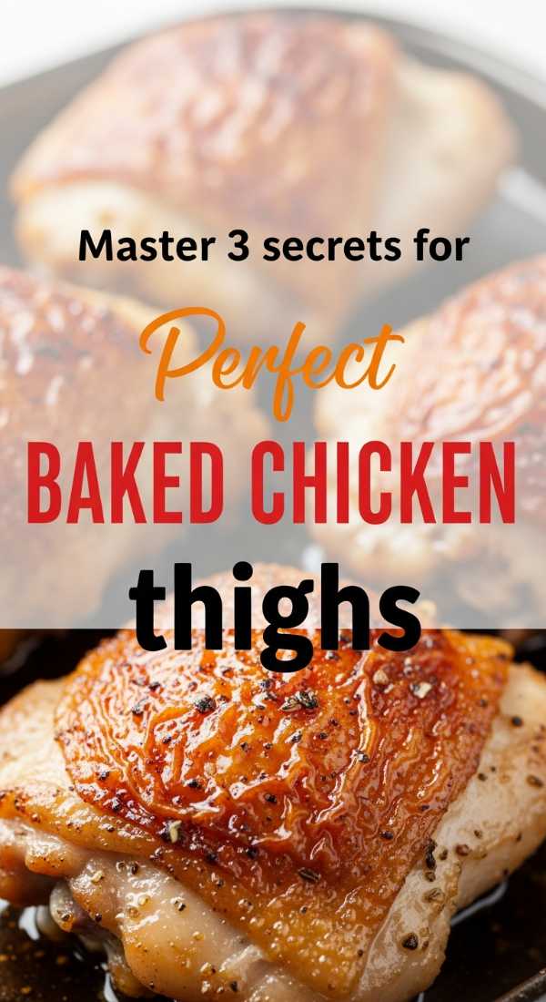 Beyond the Breast: The Ultimate Guide to Flavorful Dark Meat Chicken Master 3 Secrets For Perfect Baked Chicken Thighs 6a14964b1e537