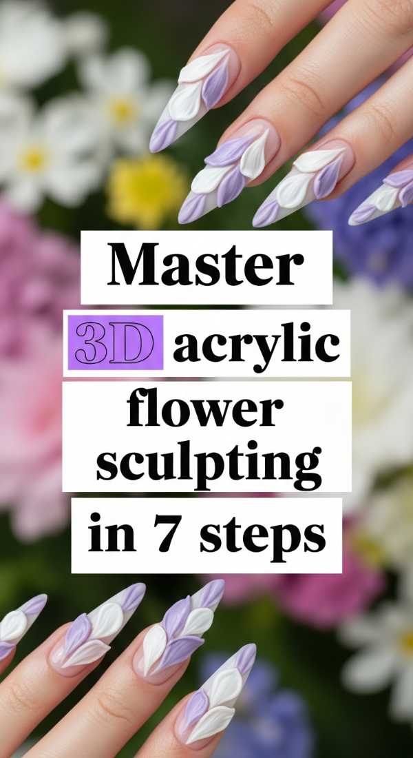 Master 3d Acrylic Flower Sculpting In 7 Steps 6a0f0da695537