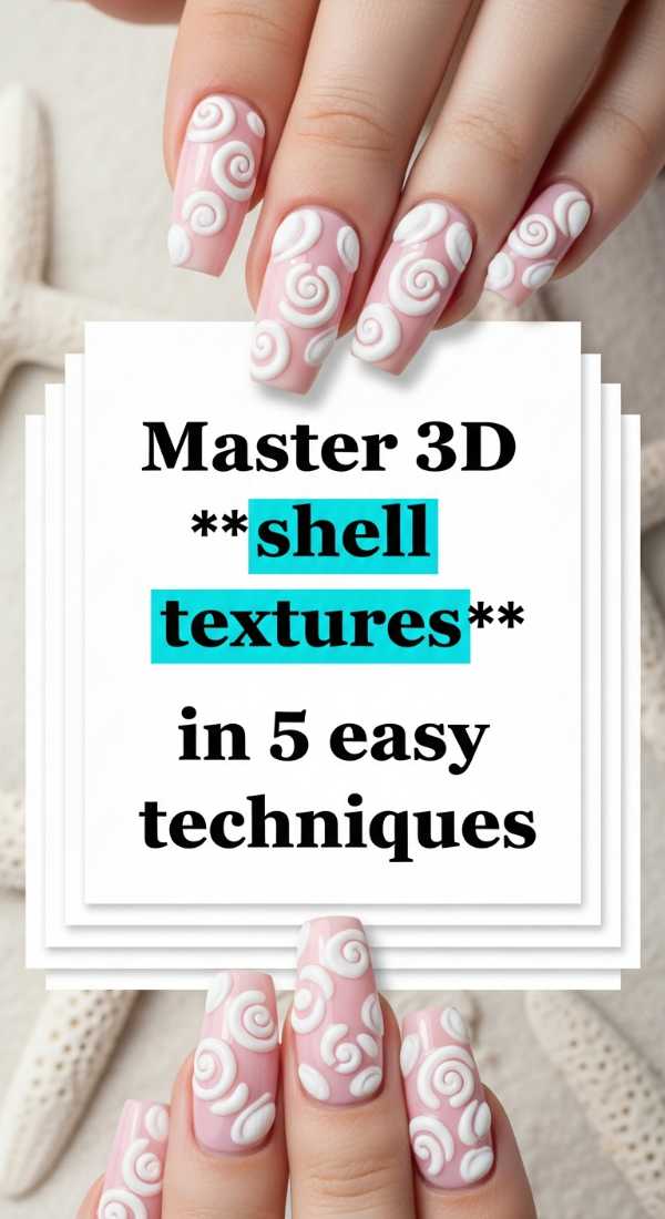 Summer State of Mind: June's Most Viral Nail Trends Revealed Master 3d Shell Textures In 5 Easy Techniques 6a0f0dcabd854