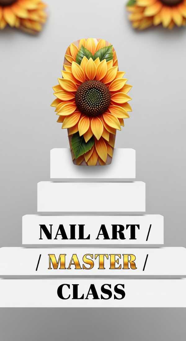 Master 3d Sunflower Nails Using This 1 Technique 69f5e2b3ef4e1