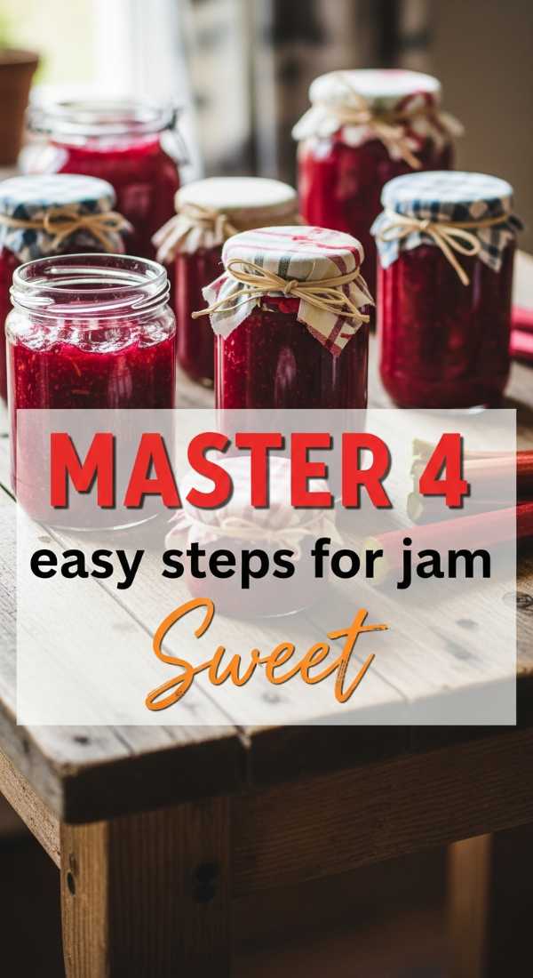 Master 4 Easy Steps For Rhubarb Jam 69f721fac400c