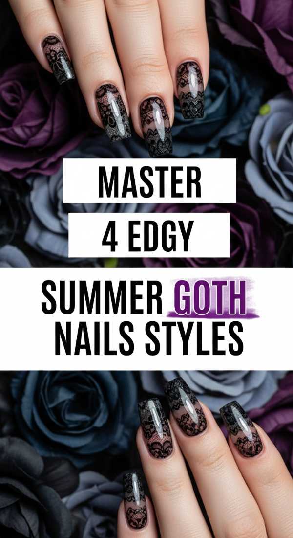 Master 4 Edgy Summer Goth Nails Styles 6a05a3f5112f1