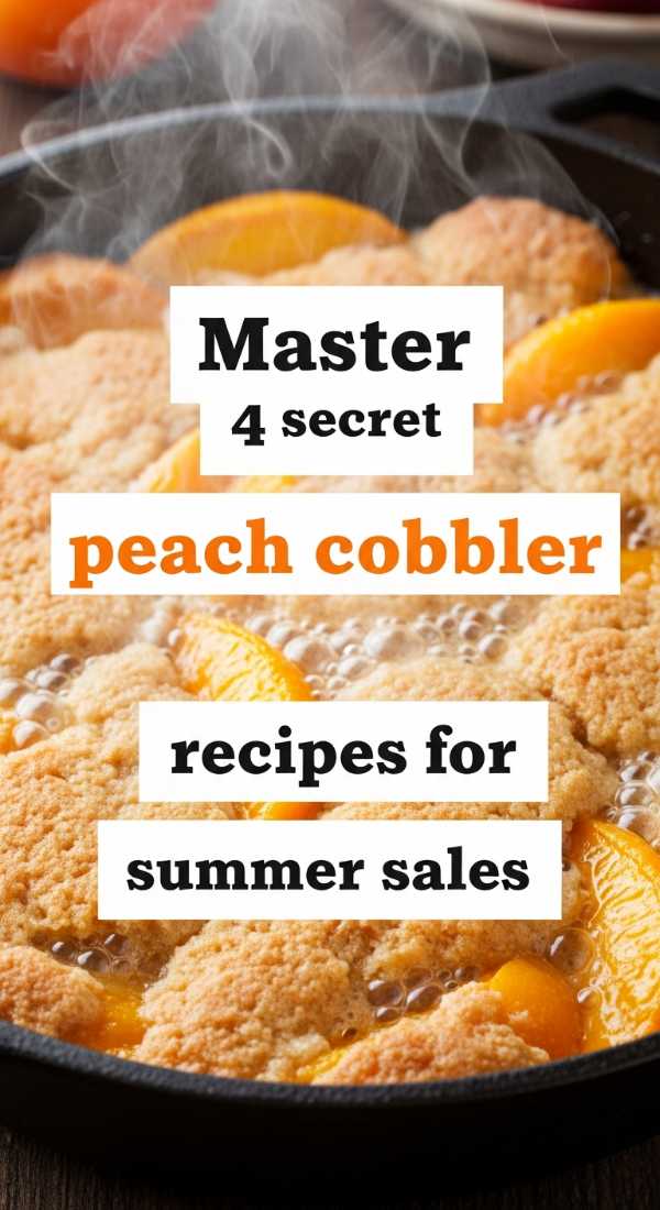 Master 4 Secret Peach Cobbler Recipes For Summer Sales 69f59f80509f5