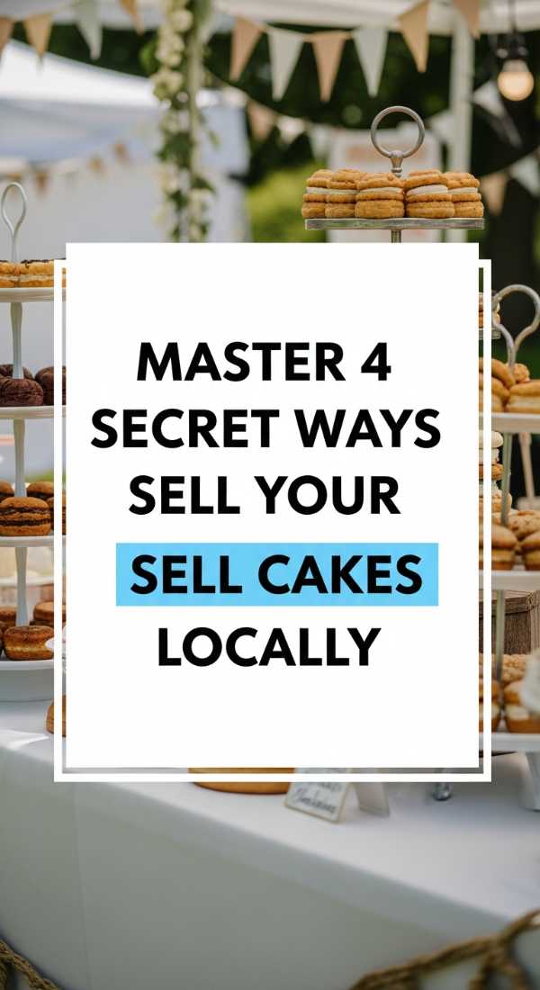 Master 4 Secret Ways To Sell Your Cakes Locally 69f59f837dcf5