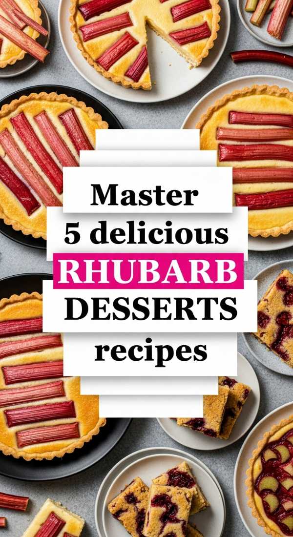 Master 5 Delicious Rhubarb Desserts Recipes 69fd8a906866f