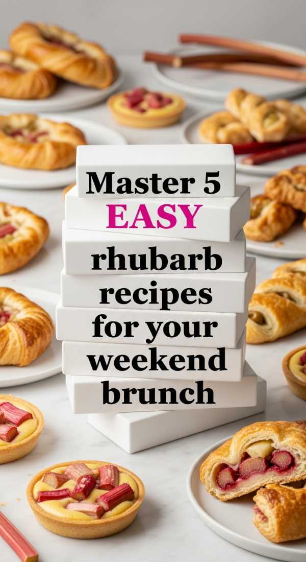Master 5 Easy Rhubarb Recipes For Your Weekend Brunch 69fd8c9d34f34