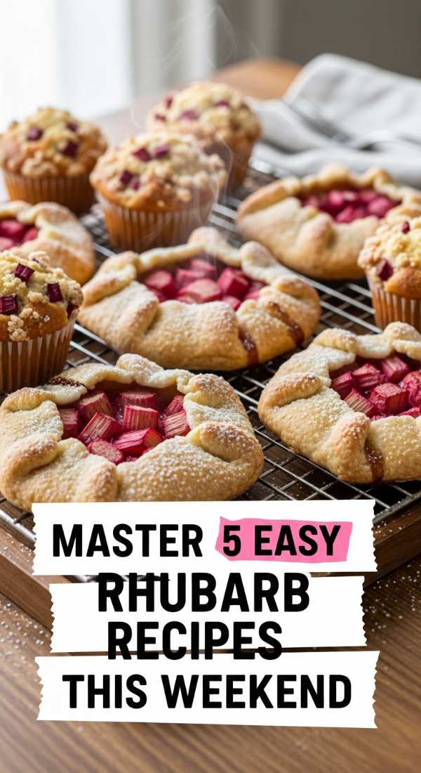 Master 5 Easy Rhubarb Recipes This Weekend 69fd8cb8684b6
