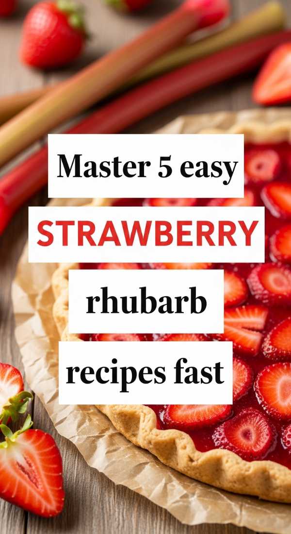 Master 5 Easy Strawberry Rhubarb Recipes Fast 69fd8a8c4b1c1
