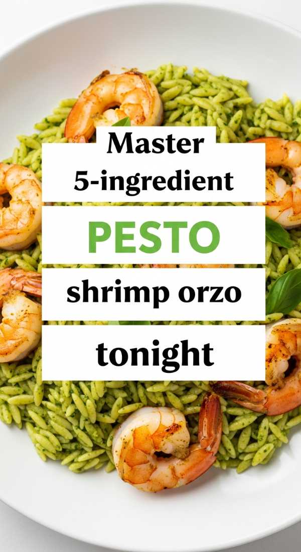 Master 5 Ingredient Pesto Shrimp Orzo Tonight 69f47a09c2f01