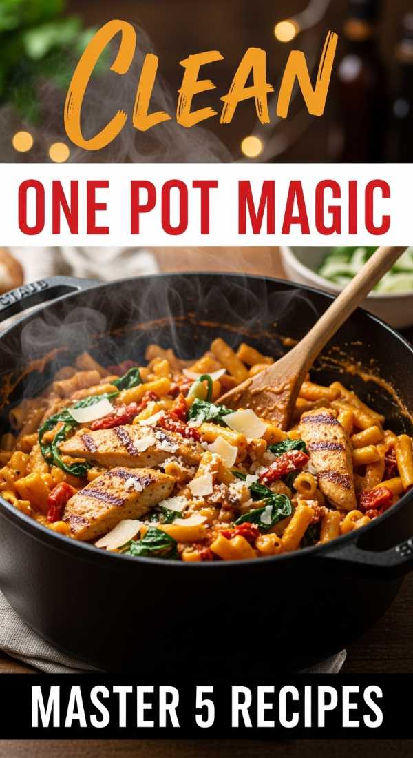 Master 5 One Pot Recipe Ideas With Zero Cleanup 69f4515224818