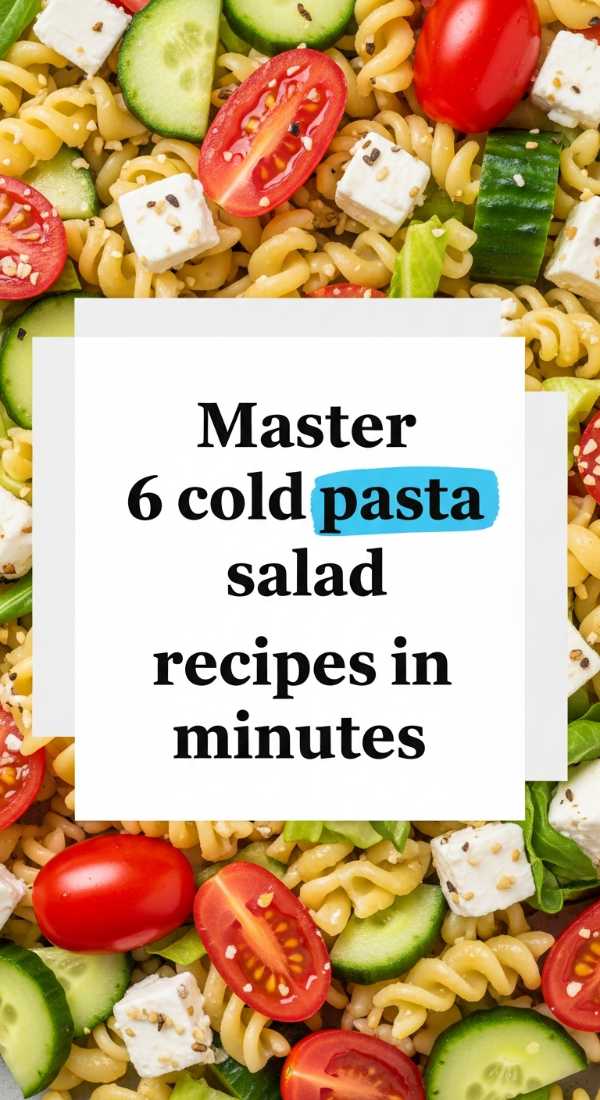 Master 6 Cold Pasta Salad Recipes In Minutes 6a0702499056a