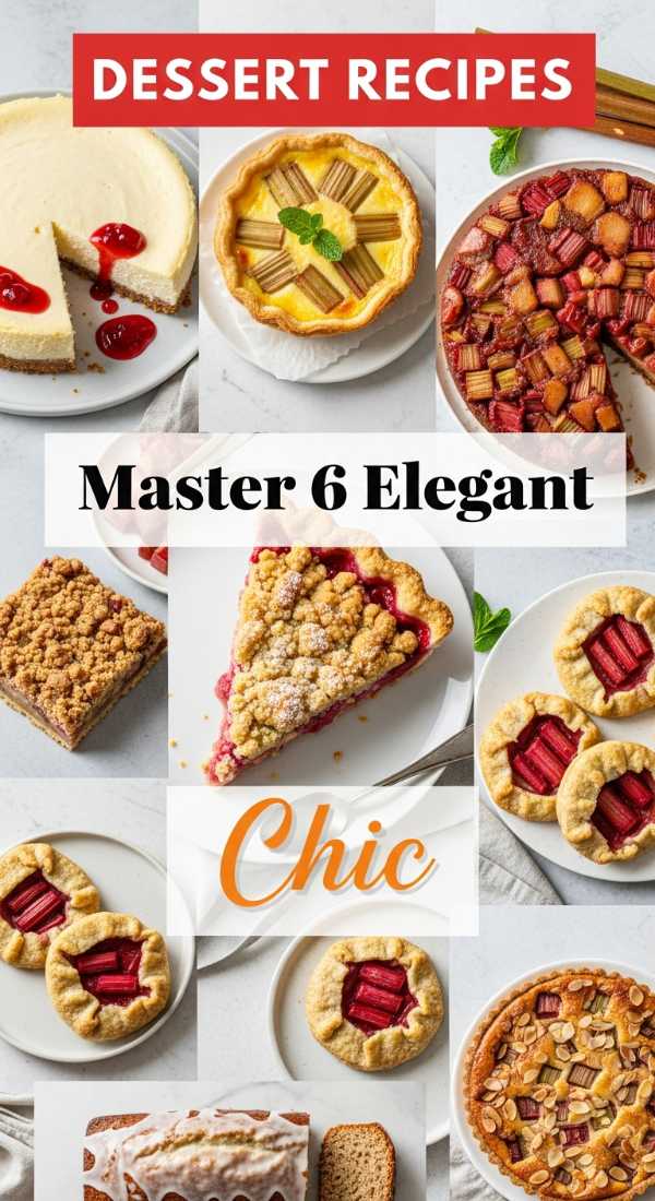 Master 6 Elegant Rhubarb Desserts Recipes 69f71b17d94de