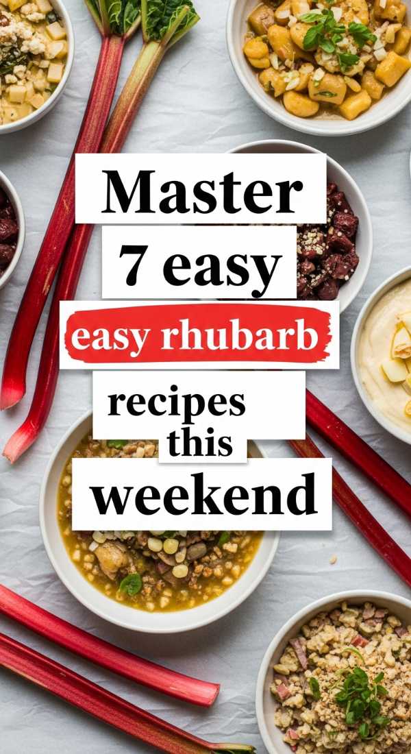 Master 7 Easy Rhubarb Recipes This Weekend 69fd8aa22752b