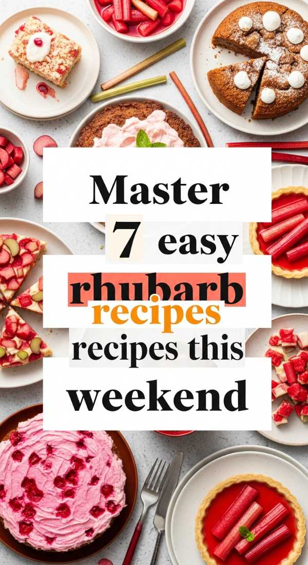Master 7 Easy Rhubarb Recipes This Weekend 69fd8cbabf1bd