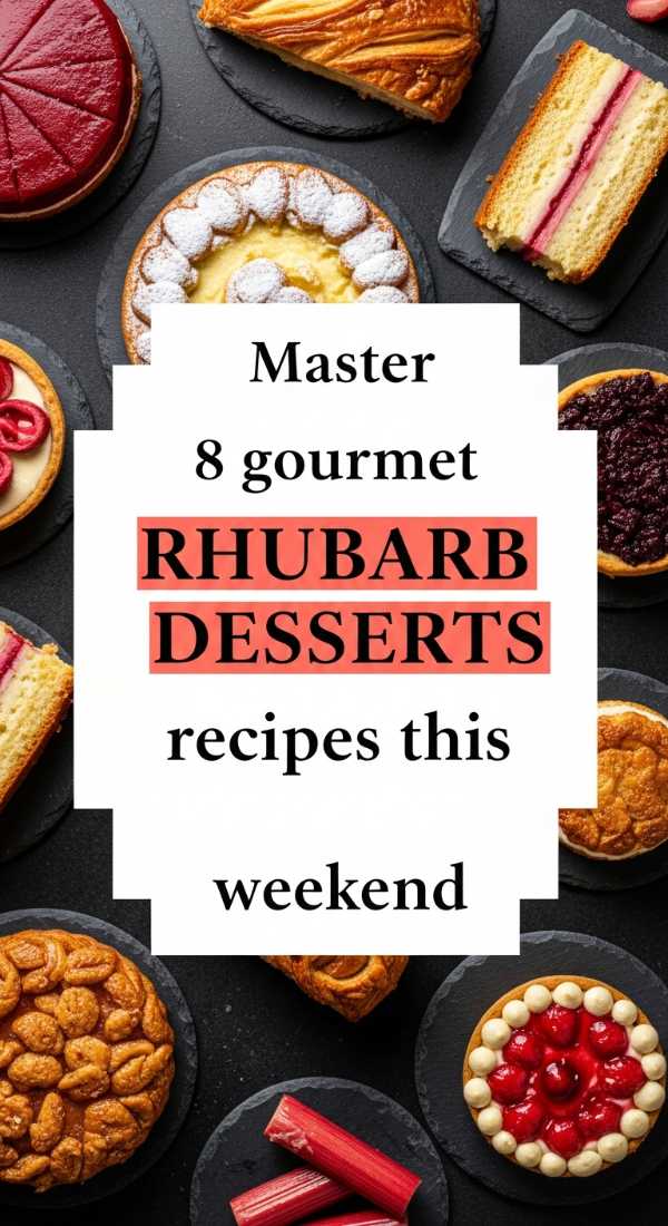 Master 8 Gourmet Rhubarb Desserts Recipes This Weekend 69fd8aa52a441