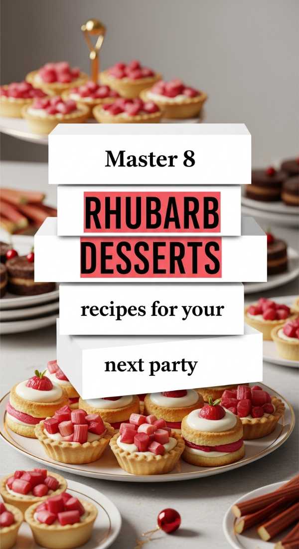 Master 8 Rhubarb Desserts Recipes For Your Next Party 69fd8ab04b2a0