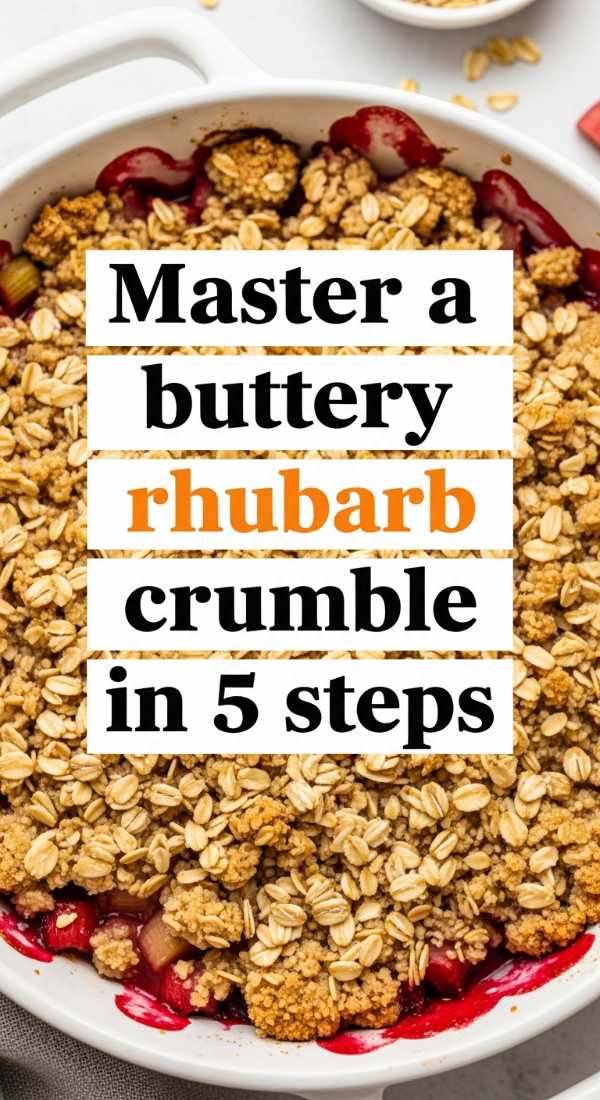 Sweet & Tangy Perfection: The Ultimate Strawberry Rhubarb Dessert Guide Master A Buttery Rhubarb Crumble In 5 Steps 69fd8ca0099fd
