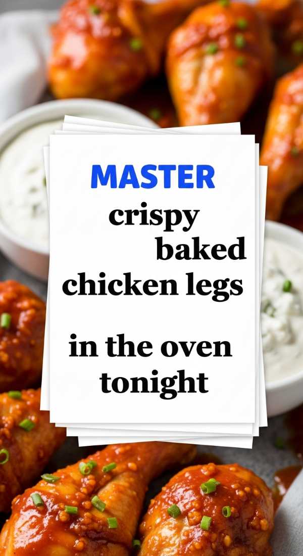 Master Crispy Baked Chicken Legs In The Oven Tonight 6a14422d7267f