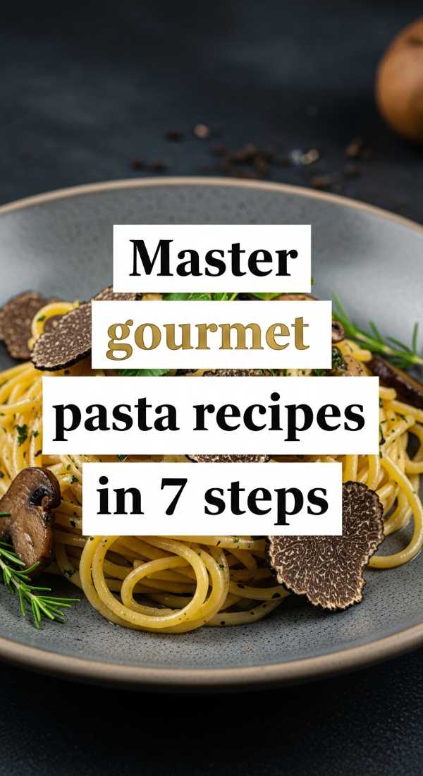 Master Gourmet Pasta Recipes In 7 Steps 6a0416861287d