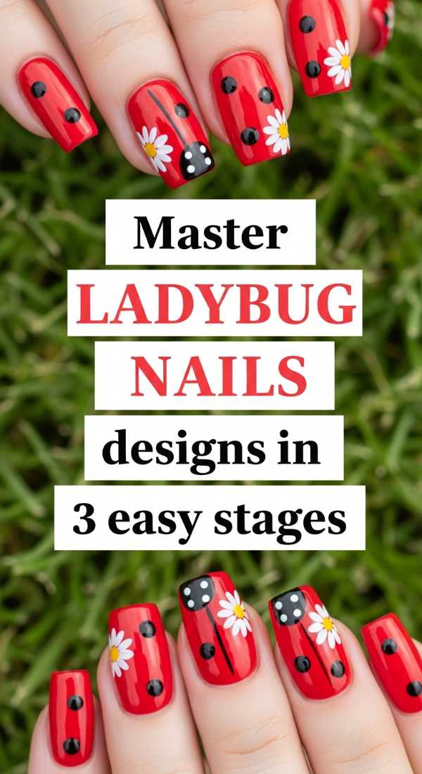 10 Sizzling Summer Nail Art Designs You Can Do at Home Master Ladybug Nails Designs In 3 Easy Stages 6a0059e27acff