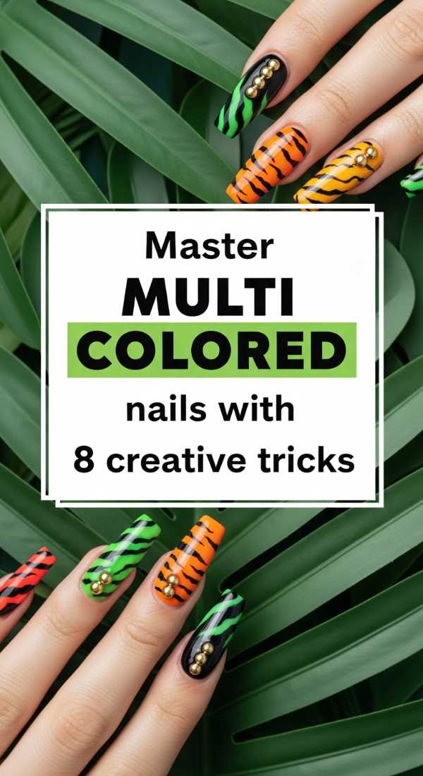 Master Multi Colored Nails Art With 8 Creative Tricks 6a0f113f944a6